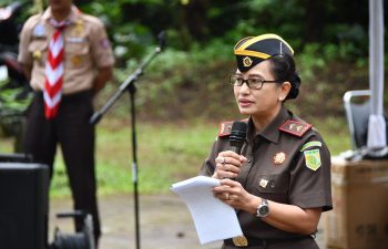 KAJATI JABAR MENGAJAK PRAMUKA SE-JABAR UNTUK MEMPERINGATI HARI ANTI KORUPSI SEDUNIA TAHUN 2024