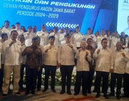 Almer Faiq Rusydi Resmi Dilantik Sebagai Ketua Umum Kadin Jawa Barat Periode 2025-2030