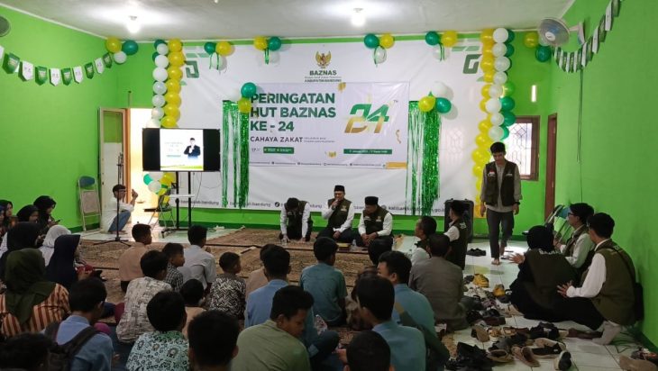 HUT ke-24 BAZNAS Kabupaten Bandung Isi dengan Berbagi dan Salurkan Bantuan Korban Gempa