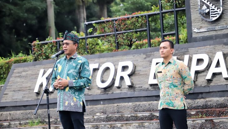 Apel Gelar Pasukan, Bupati Bandung Sebut 2 Alasan Dibentuknya Satgas PPR-PBG-PB