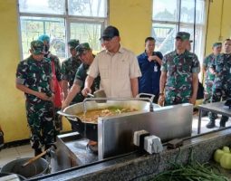 Pangdam III/Siliwangi Sambut Kunker Menhan di SECATA RINDAM III Siliwangi