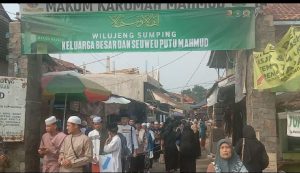 Kesigapan Anggota Polsek Margaasih beserta panitia Haol Akbar Situs Mahmud Sukses