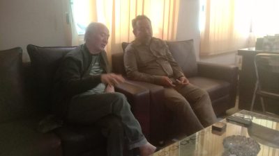 Kompol Bony Yuniar., AA., S.Ip.MH. terima Kunjungan Ketua UPZ Kecamatan Margaasih H.Suryana Manaf Di Mako Polsek Margaasih