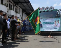 Bupati Bandung Lepas Ekspor Produk Kimia Tekstil PT. Bozzetto Indonesia Tujuan Amerika dan Bangladesh 