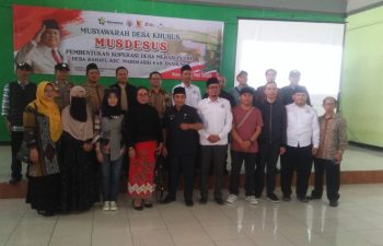 Koperasi Desa Merah Putih Desa Rahayu Sudah Terbentuk, H. Asep Andian Terpilih Menjadi Ketua