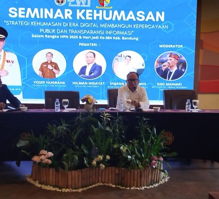 H. Hilman Hidayat : Wartawan Harus Bisa Membentuk Opini Jangka Panjang.