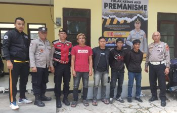 Jajaran Polsek Margaasih Amankan Preman Berkedok Parkir Di Borma Taman Kopo Indah Wilayah Hukum Polsek Margaasih