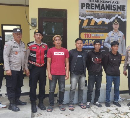Jajaran Polsek Margaasih Amankan Preman Berkedok Parkir Di Borma Taman Kopo Indah Wilayah Hukum Polsek Margaasih