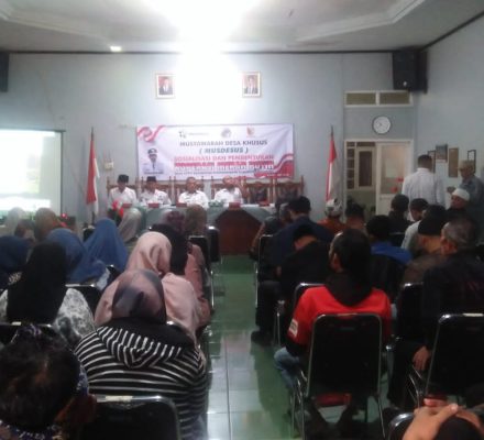 Musdesus Sosialisasi Pembentukan Koperasi Desa Merah Putih Digelar Di Aula Desa