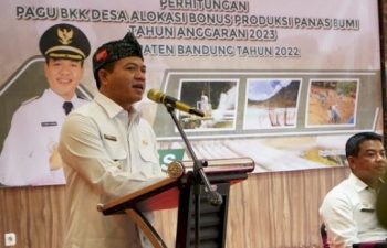 Bupati Bandung Usulkan Daerahnya Mendapat Participating Interest dari Hasil Tambang Panas Bumi