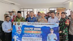 Kapolsek Margahayu Sosialisasikan Larangan Knalpot Brong