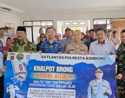 Kapolsek Margahayu Sosialisasikan Larangan Knalpot Brong