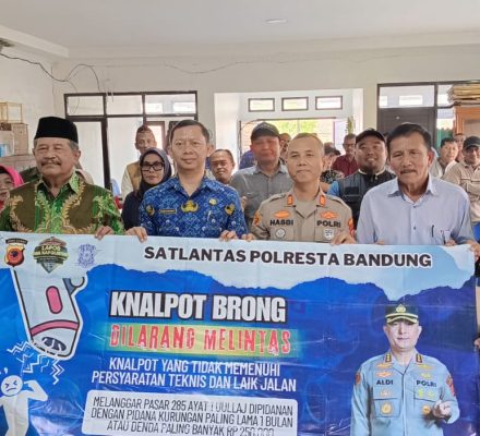 Kapolsek Margahayu Sosialisasikan Larangan Knalpot Brong
