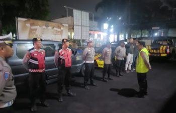 Jajaran Polsek Margaasih Polres Cimahi Lakukan Razia Knalpot Brong antisipasi C3