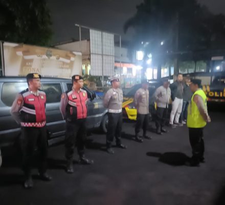 Jajaran Polsek Margaasih Polres Cimahi Lakukan Razia Knalpot Brong antisipasi C3