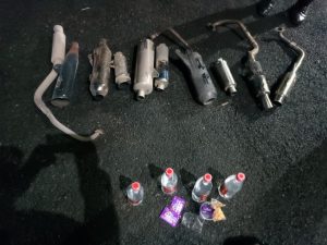 Jajaran Polsek Margaasih Polres Cimahi Lakukan Razia Knalpot Brong antisipasi C3