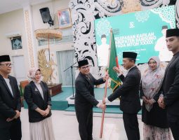 Lepas 157 Kafilah MTQH 39 Jabar, Bupati Kang DS Optimis Kabupaten Bandung Juara Umum.