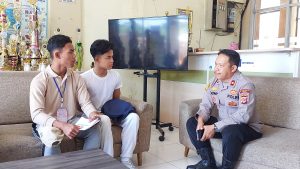 Kapolsek Margaasih Kompol Bony Yuniar, AA.S.Ip.MH. Beserta Jajaran Kunjungi SMAN 1 Margaasih. Sampaikan Pesan Kamtibmas.