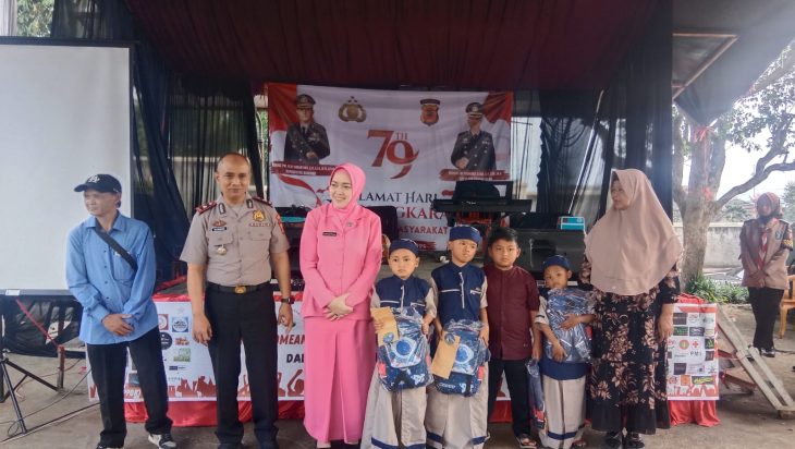 Sinergi Polri dan Masyarakat. Khitanan Massal Meriahkan HUT Bhayangkara ke-79 di Pangalengan