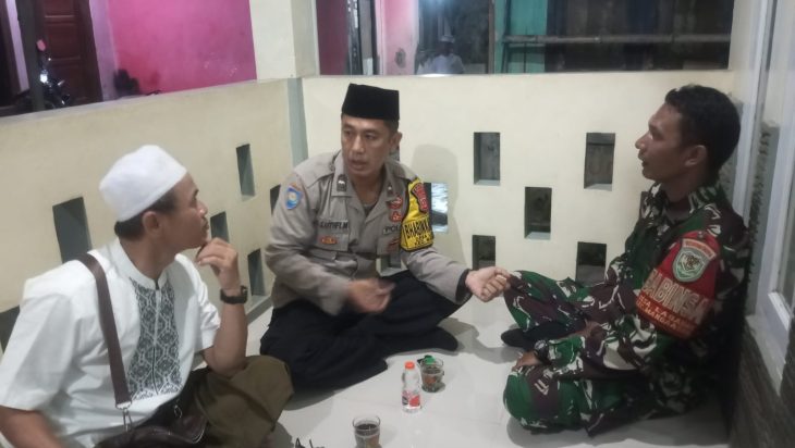 BHABINKAMTIBMAS POLSEK MARGAASIH POLRES CIMAHI AIPDA AFIP LUTFI HADIRI ACARA MUHARAM DAN ISTIGHOSAH CIKUYA LAGADAR