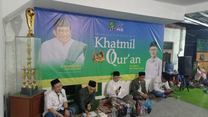 Harlah PKB ke-27, Sekretaris DPC PKB Kabupaten Bandung Tarya Witarsa Gelar Khotmil Qur'an