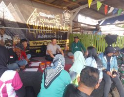 KAPOLSEK MARGAASIH POLRES CIMAHI KOMPOL BONY YUNIAR LANGSUNG PIMPIN TECHNICAL MEETING TURNAMEN BOLA VOLLY