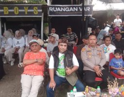 KAPOLSEK MARGAASIH POLRES CIMAHI KOMPOL BONY YUNIAR, AA.,S.IP., MH. HADIRI LAGA FINAL RAHAYU BOYS CUP 2025