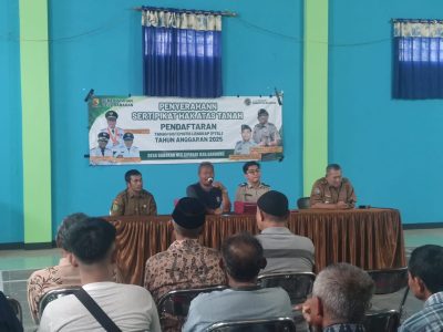 Kantor Agraria ATR/BPN Kab. Bandung kembali Serahkan Sertipikat Elektronik dari Program PTSL di Desa Babakan Kec. Ciparay