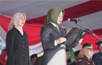 Hari Kesaktian Pancasila, Ketua DPRD Kabupaten Bandung Renie Rahayu Fauzi Bacakan Ikrar Hari Kesaktian Pancasila