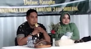 Dandim 0624/ Kabupaten Bandung, Letkol Kav. Samto Betah Perdana Kunjungi Koramil 2411/ Soreang Ini Kesannya