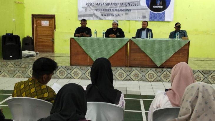 Yadi Supriadi Serap Aspirasi Warga Dapil 7 dalam Reses DPRD Kabupaten Bandung 2025