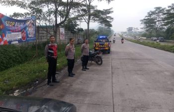 ANTISIPASI AKSI BALAPAN LIAR JELANG MINGGU KAPOLSEK MARGAASIH TETAP MONITORING DI GATE SOROJA