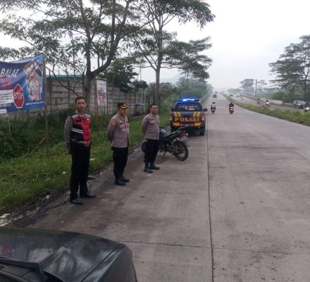 ANTISIPASI AKSI BALAPAN LIAR JELANG MINGGU KAPOLSEK MARGAASIH TETAP MONITORING DI GATE SOROJA