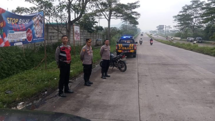 ANTISIPASI AKSI BALAPAN LIAR JELANG MINGGU KAPOLSEK MARGAASIH TETAP MONITORING DI GATE SOROJA