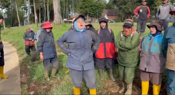 Kapolsek Pangalengan Bertindak! Merespons Protes SP.BUN Terkait Dugaan Perubahan Fungsi Lahan