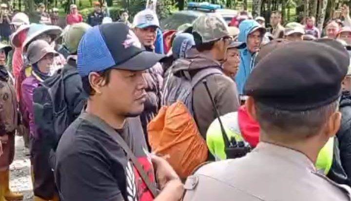 Kapolsek Pangalengan Bertindak! Merespons Protes SP.BUN Terkait Dugaan Perubahan Fungsi Lahan