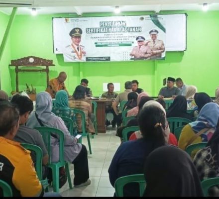 245 Sertifikat PTSL Diserahkan Kantor Pertanahan Kabupaten Bandung Terhadap Warga Desa Margahayu Selatan