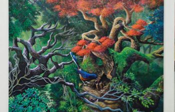 'Tua Bukan Berarti Tidak Bermanfaat' Lukisan R Cahyadi Akan Dipamerkan di Taman Budaya Jabar 10 Januari- 10 Februari 2026