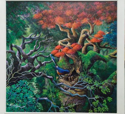 'Tua Bukan Berarti Tidak Bermanfaat' Lukisan R Cahyadi Akan Dipamerkan di Taman Budaya Jabar 10 Januari- 10 Februari 2026