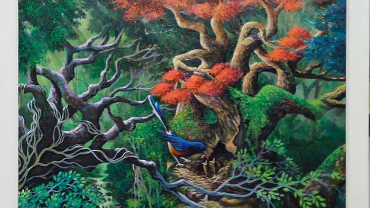 'Tua Bukan Berarti Tidak Bermanfaat' Lukisan R Cahyadi Akan Dipamerkan di Taman Budaya Jabar 10 Januari- 10 Februari 2026