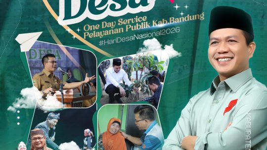 BUPATI BANDUNG KEMBALI SAPA WARGA MELALUI PROGRAM BUNGA DESA