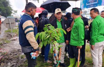 Semangat Fraksi PKB DPRD Kabupaten Bandung Dalam Gerakan Penghijauan.
