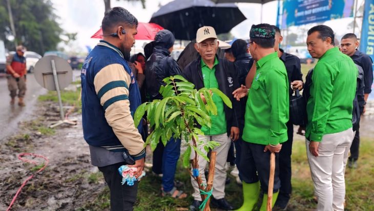 Semangat Fraksi PKB DPRD Kabupaten Bandung Dalam Gerakan Penghijauan.