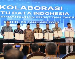 Perkuat Integrasi Data Pembangunan, Pemkab Bandung Teken SEB Informasi Geospasial.