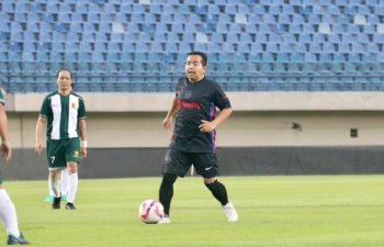 Sepakat Bola Tandai Laga Pembuka POR DPRD Kab. Bandung, Khoiril Anwar Perkuat Tim DPRD Kabupaten Bandung