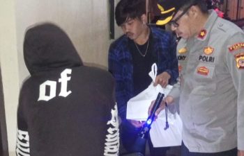 KAPOLSEK MARGAASIH LANGSUNG PIMPIN DALAM OPRASI KRYD KNALPOT BRONG
