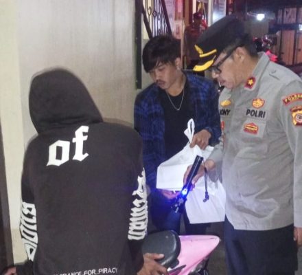 KAPOLSEK MARGAASIH LANGSUNG PIMPIN DALAM OPRASI KRYD KNALPOT BRONG