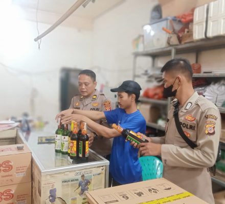 OPERASI MIRAS GABUNGAN POLSEK MARGAASIH CIPTA KONDISI JELANG BULAN SUCI RAMADHAN