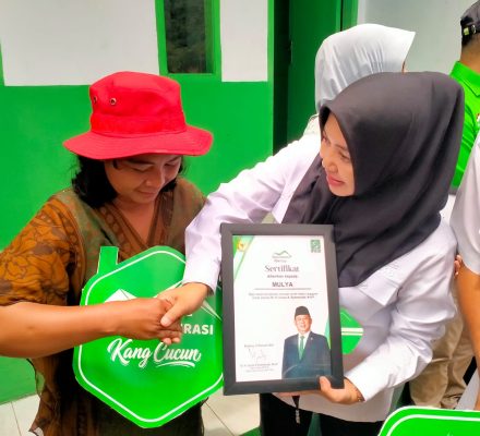 Ketua DPRD Renie Rahayu Fauzi Apresiasi Wakil Ketua DPR RI Dengan Tanpa APBD Bangun 8 Rumah Korban Longsor Arjasari